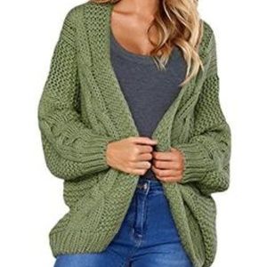 🍀DearLove Casual Dolman Sleeve Knit Cardigan